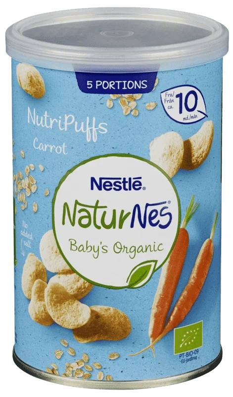 NaturNes Nutripuffs Carrot 35g