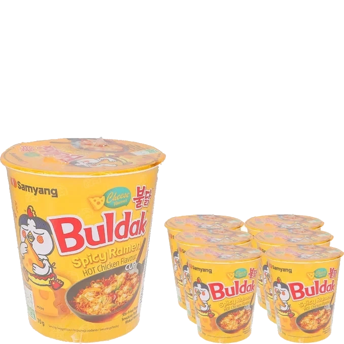 Buldak Spicy Ramen Ost & Kyckling 6-pack