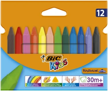 Skrivemateriel Kids Plastidecor Triangle Bic Kids