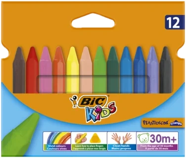 Skrivemateriel Kids Plastidecor Triangle Bic Kids