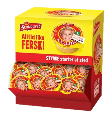 Kyllingpostei Kuvert 70 X 22g Stabburet