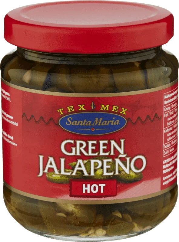 Green Jalapeño Hot 215g Santa Maria