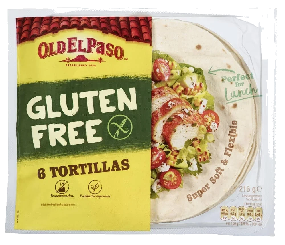 Glutenfri tortillas