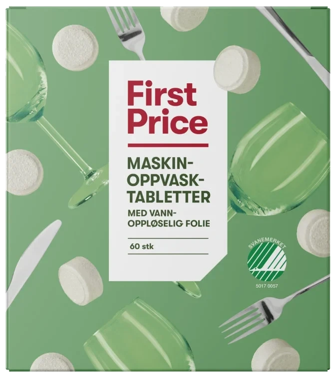 Maskinoppvask Tabletter 60stk First Price