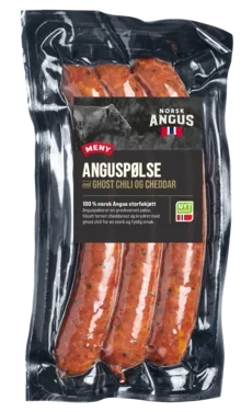 Angus Ghost & Cheddar Pølse