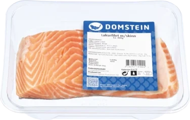Laksefilet m/skinn Domstein
