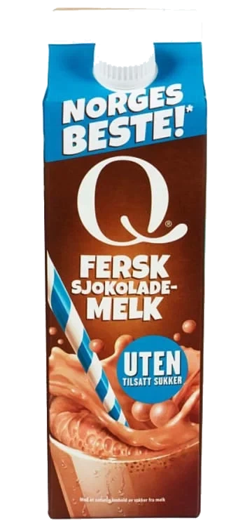 Sjokolademelk u/Sukker 1l Q