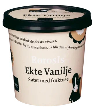 Rørosis Ekte Vanilje Søtet m Fruktose 130ml