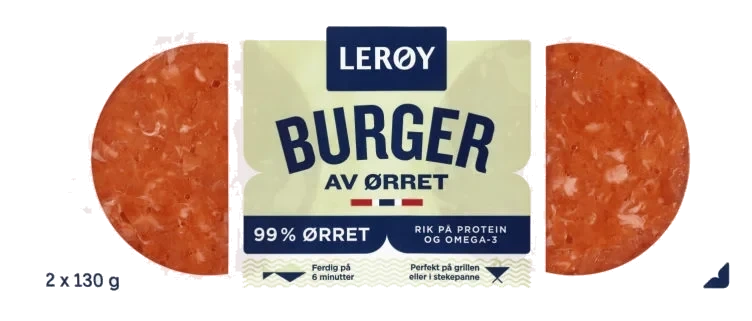 Ørret Burger 260g Lerøy