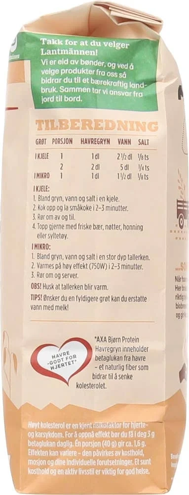 AXA Havregryn protein