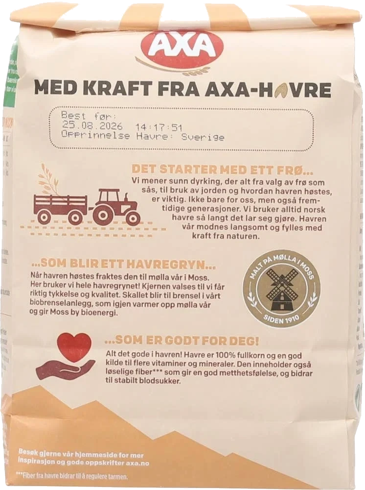 AXA Havregryn protein