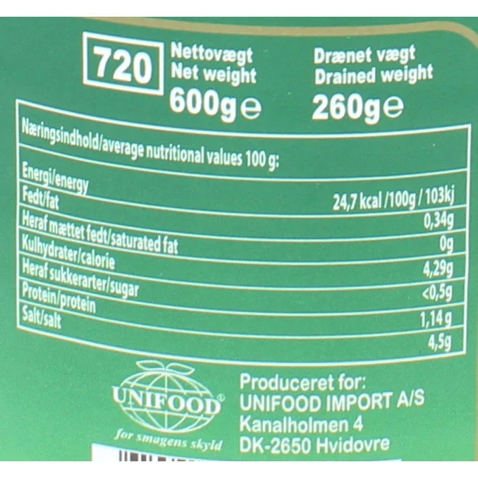 Inlagd Grön Chilipeppar