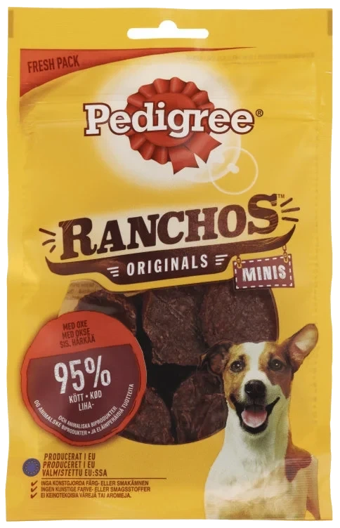 Pedigree Ranchos Minis Beef 6*65g