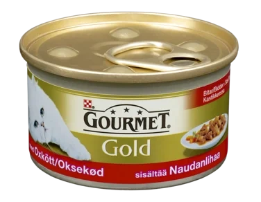 Oxkött Gourmet Gold Kattmat i Sås