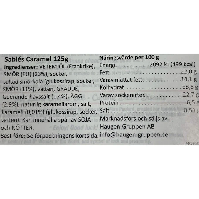 Smörkakor Caramel