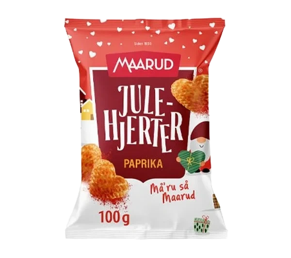 Julehjerter Paprika