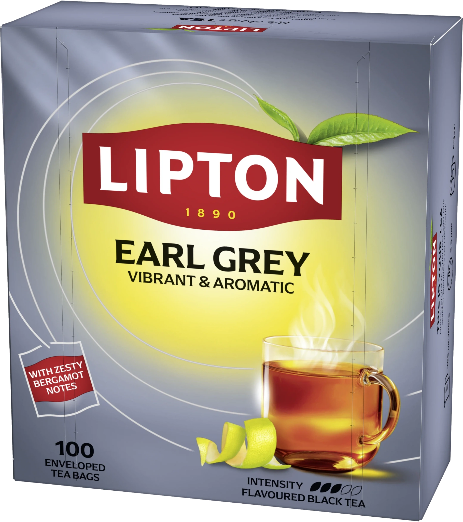 Svart te Earl Grey 100-pack