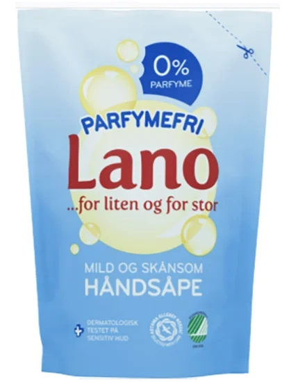 Lano Håndsåpe Refil 300ml Parfymefri