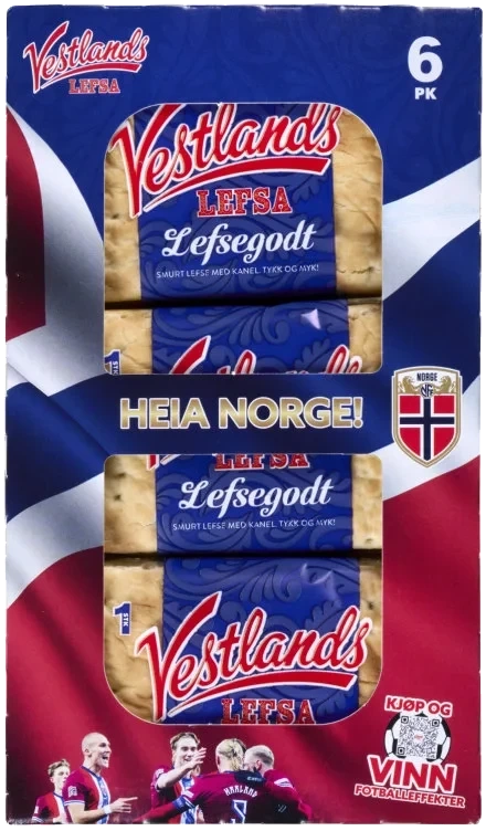 Singelpakkede Lefser Kanel 345g Vestlandslefsa