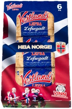 Singelpakkede Lefser Kanel 345g Vestlandslefsa