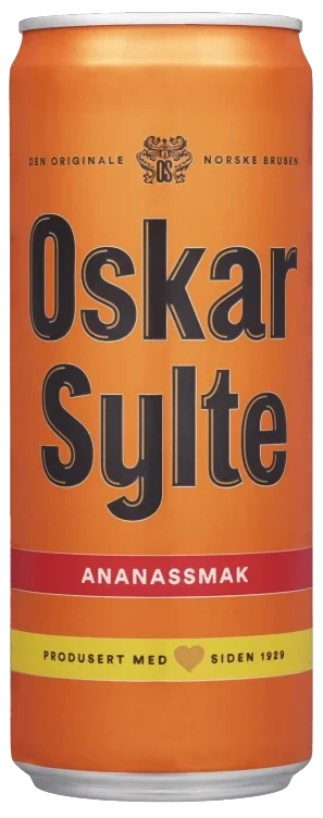 Oskar Sylte Ananassmak 0,33l bx
