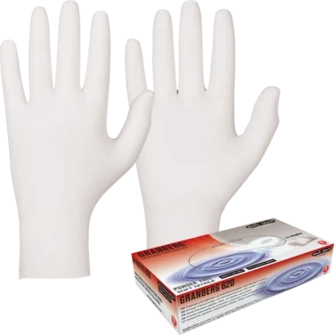 Engangshansker Magic Touch® Soft Nitrile™, Pudderfri Hvit Farge Str S