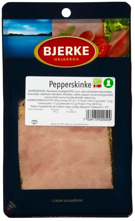Pepperskinke Skåret