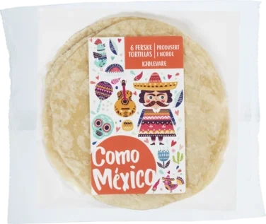 Fersk Hvetetortilla Como Mexico 300g 6pk