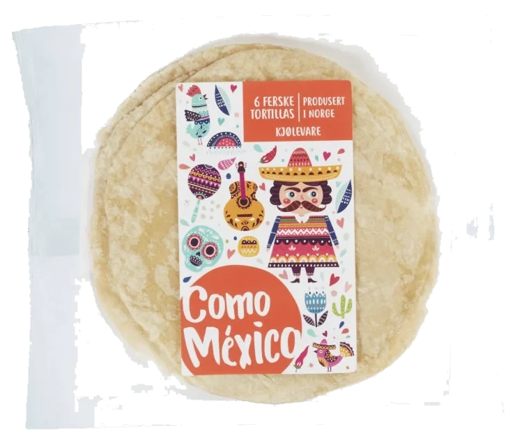 Fersk Hvetetortilla Como Mexico 300g 6pk
