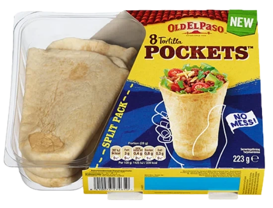 Tortilla Pockets 223g Old El Paso