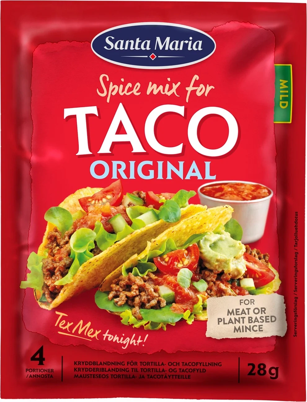 Taco Spice Mix 28g Santa Maria