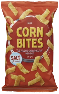 Corn Bites Maissnacks med Salt