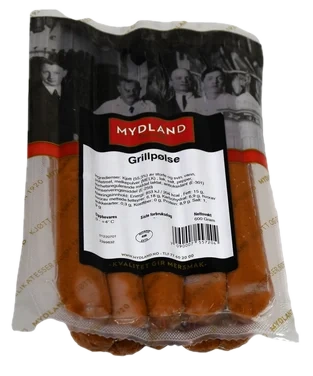 Grillpølser 600g Mydland