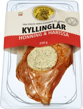 Dsh Kyllinglår Honning & Harissa Sv 250g