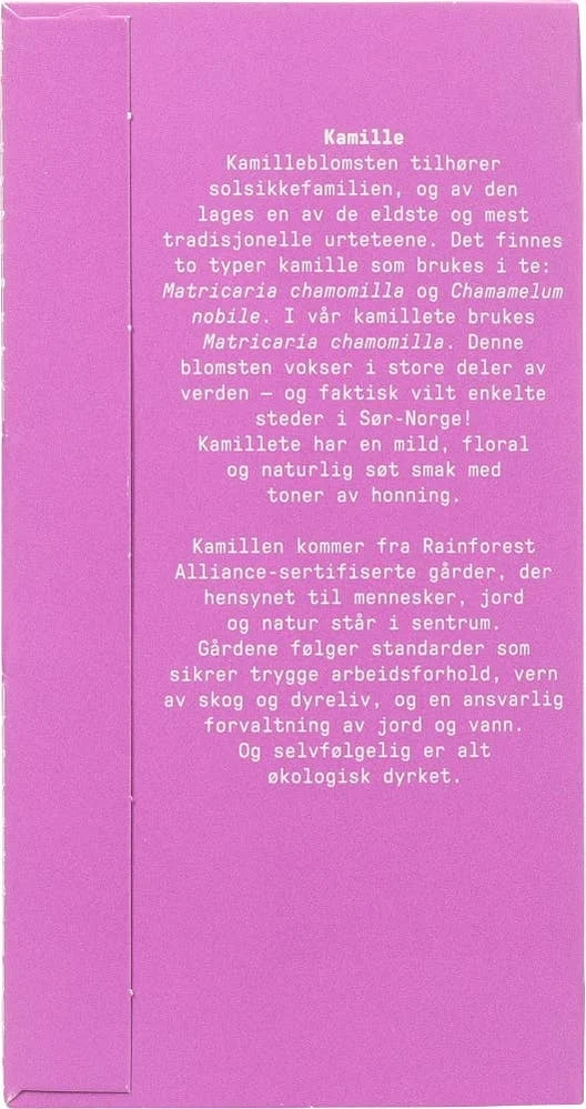 Økologisk kamille-te