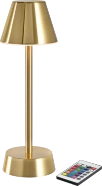 Led Lampe Trådløs 10,9x33cm Zelda Brass