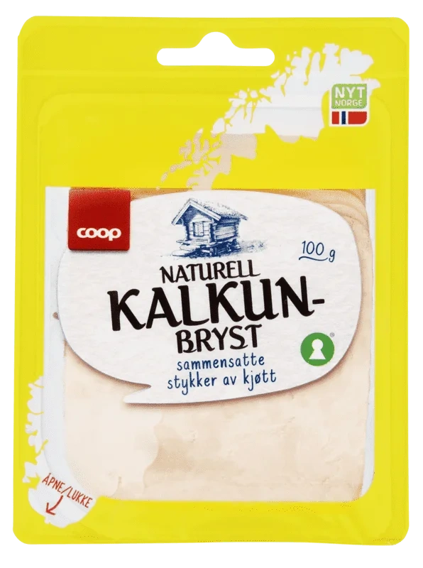 Coop Naturell Kalkunryst 100g