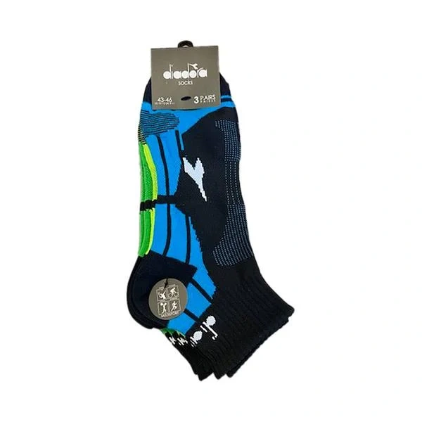 Sokker Multisport Blå/Grønn/Gul 3-pk