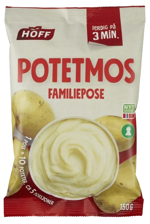 Potetmos Familiepose 150g Hoff