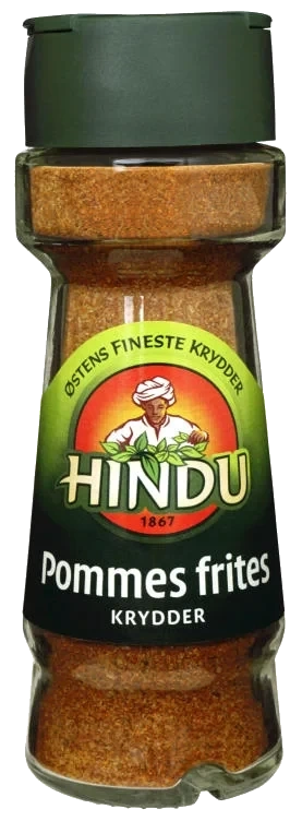 POMMESFRITES KRYDDER GLASS HINDU