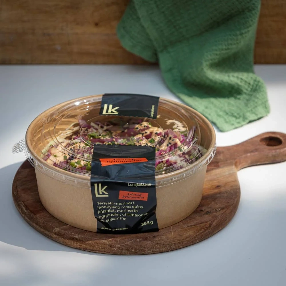 Terriyaki marinert kylling salat