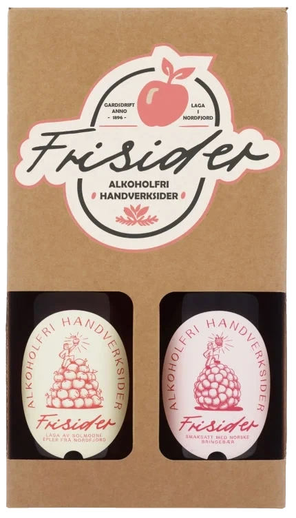 Frisider Gavepk. 2x0,75l flaske Gardsbrenneriet