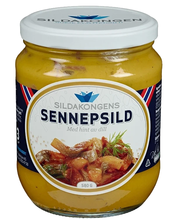 Sennepsild 580g Sildakongen