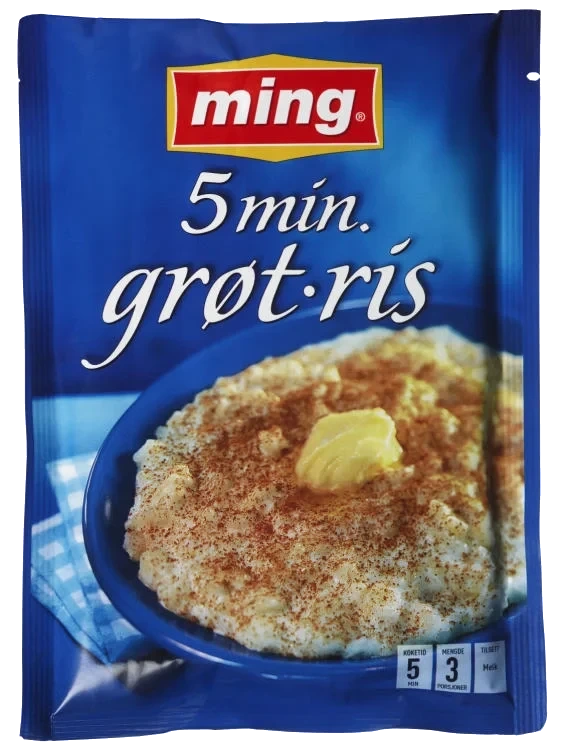 Grøtris 5min 185g Ming