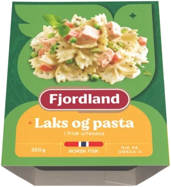 Laks & Pasta i Urtesaus 350g Fjordland