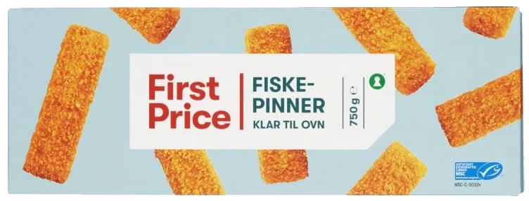 Fiskepinner Msc 750g First Price