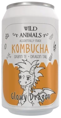 Wild Animals Kombucha Glowy Dragon 0,33l bx Senja Roasters