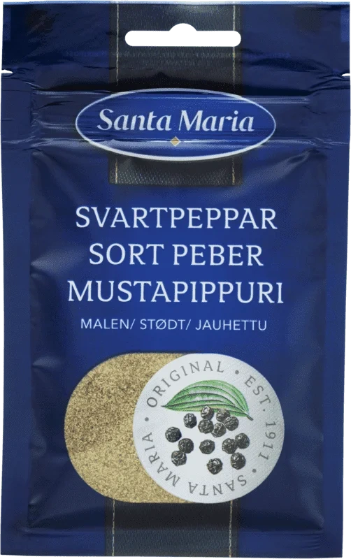 Santa Maria Malt Sort Pepper 20g