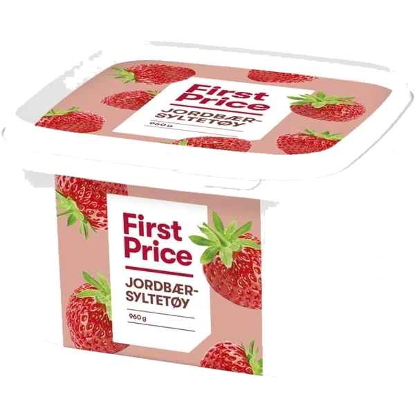 Jordbærsyltetøy 960g First Price