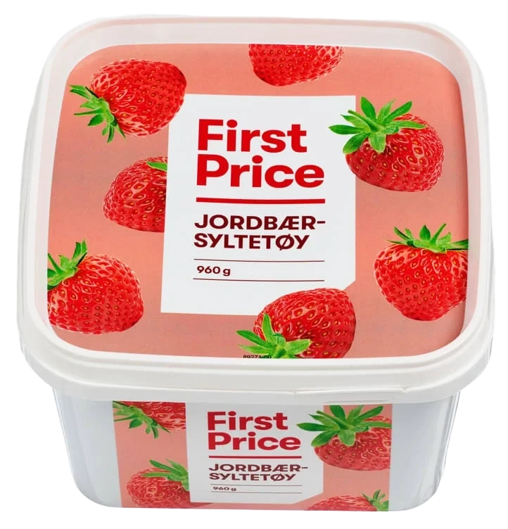 Jordbærsyltetøy 960g First Price